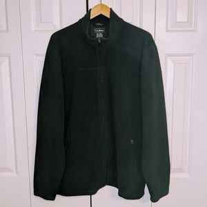 Men's L.L. Bean black full zip jacket
